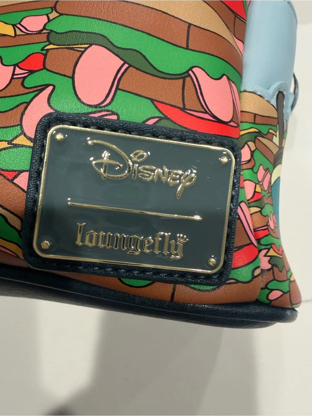 Loungefly Light Blue Lilo & Stitch Reuben Sandwich Expirement 625 Backpack